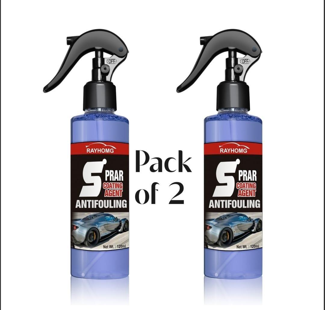 Pack of 2 motorcycle spray cans antifouling coating agent blue bottles car coating spray for glass