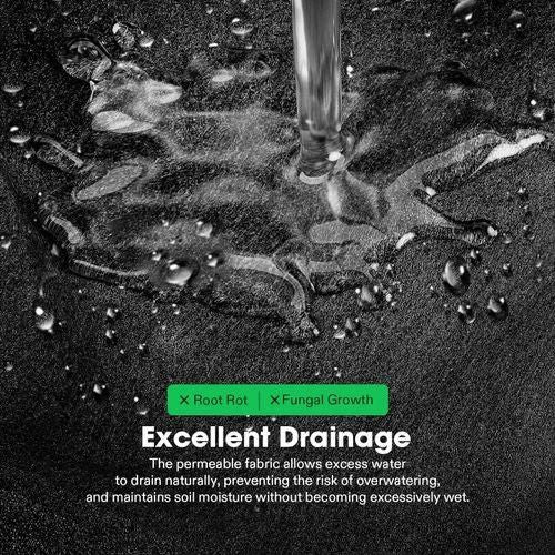 Durable Garden Grow Bags with excellent drainage to prevent overwatering and root rot