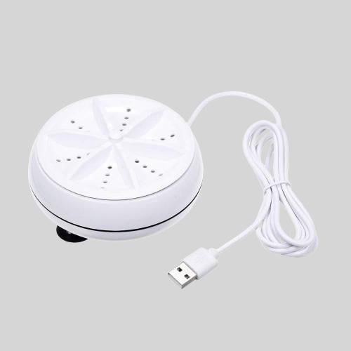 Portable mini washing machine with USB connectivity for convenient laundry on the go